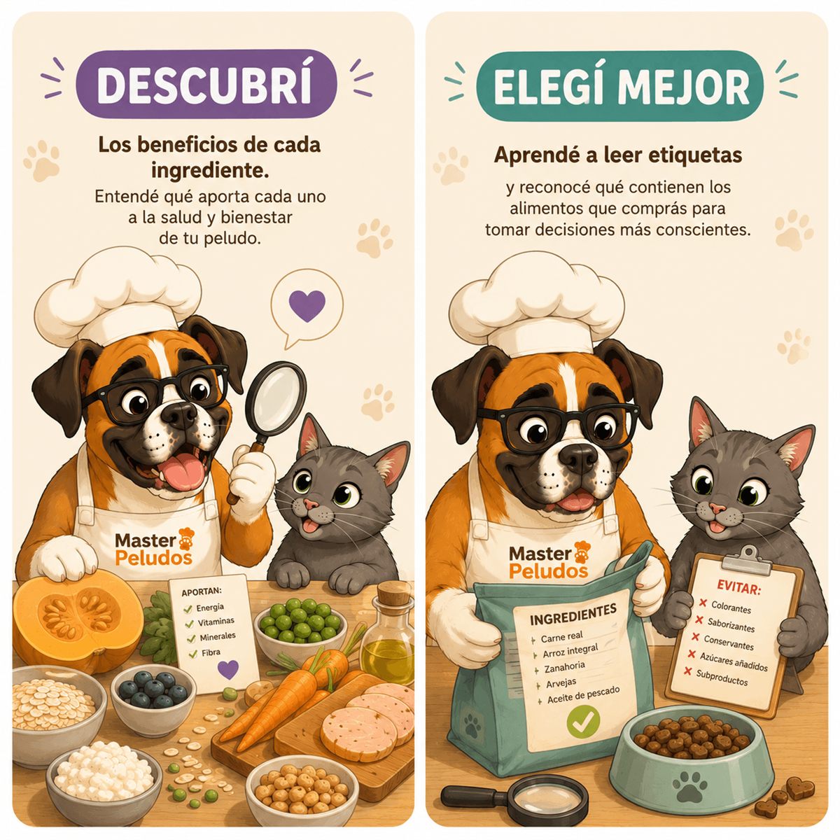 Descubrí los beneficios de cada ingrediente y aprendé a leer las etiquetas de los alimentos